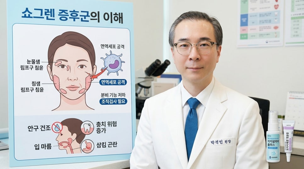 쇼그렌증후군 다발 연골염 침샘 검사