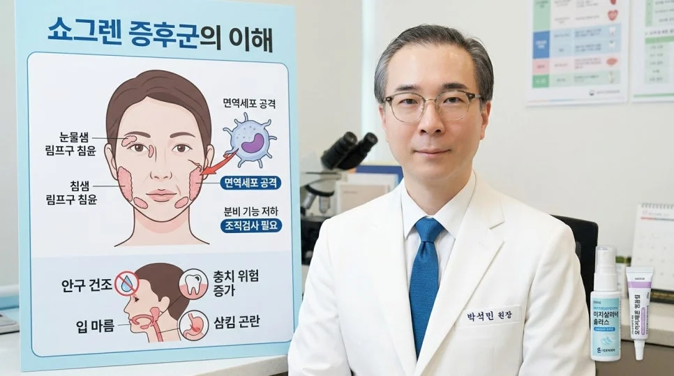 쇼그렌증후군 다발 연골염 침샘 검사