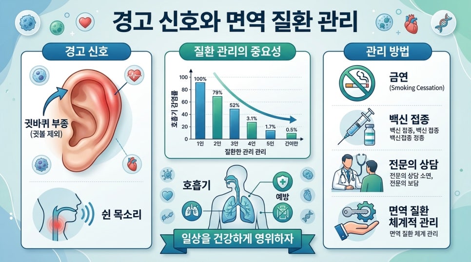 다발 연골염 재발 관리