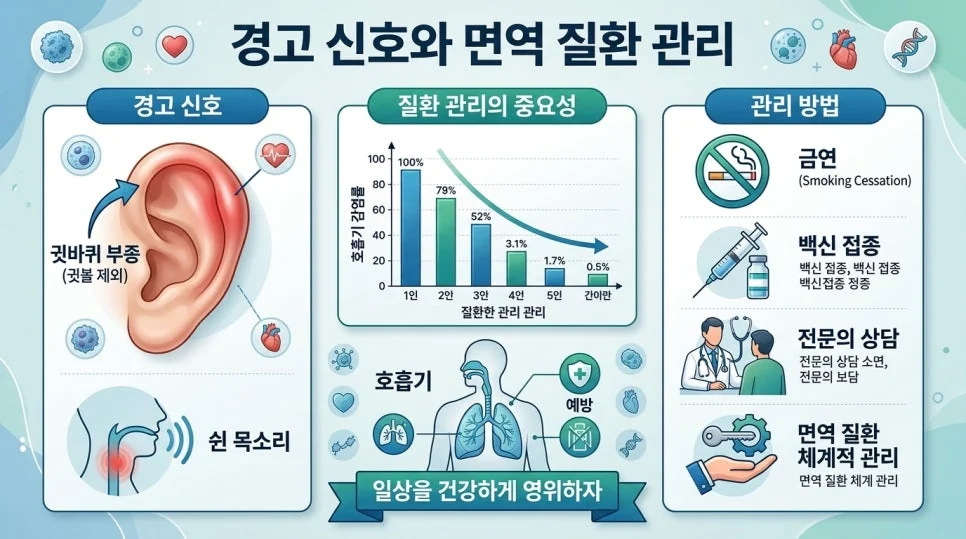 다발 연골염 재발 관리