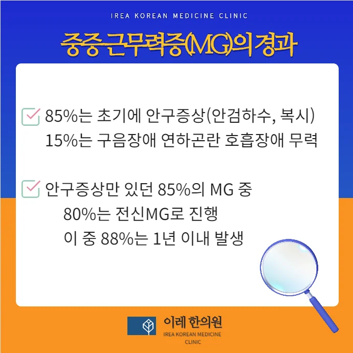 중증 근무력증 어떻게 진행될까요 #3