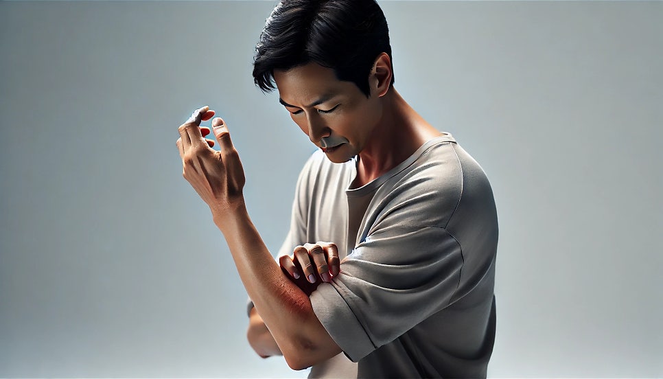 장미색 비강진과 윤상 홍반 그리고 두드러기 차이점