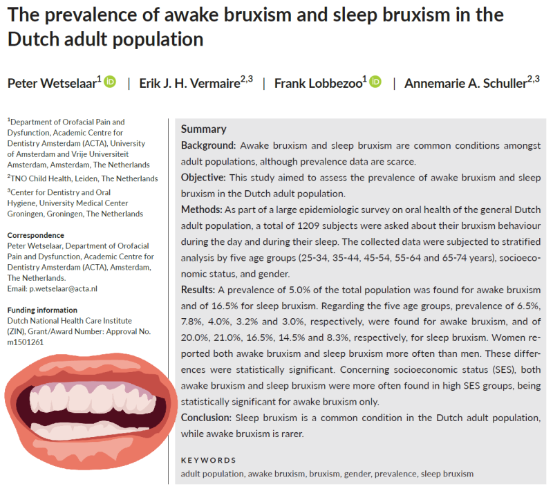 이갈이 유병률 연구
