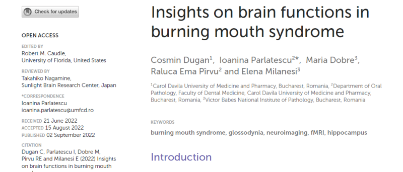 DMN과 통증 네트워크