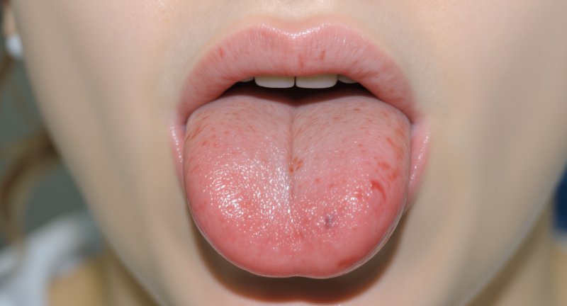 혓바닥 가운데 갈라짐의 다양한 형태