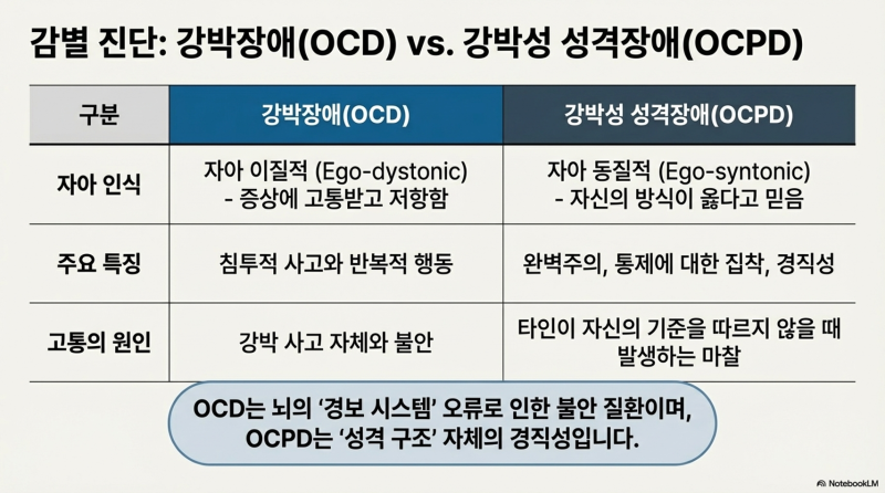 OCD와 OCPD 비교
