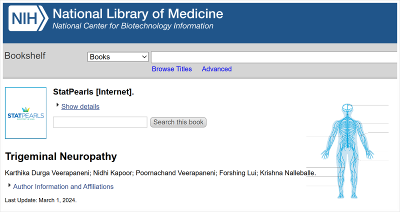 삼차 신경병증 원인 분류