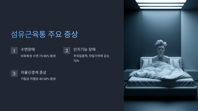 섬유근육통 주요 증상 5가지