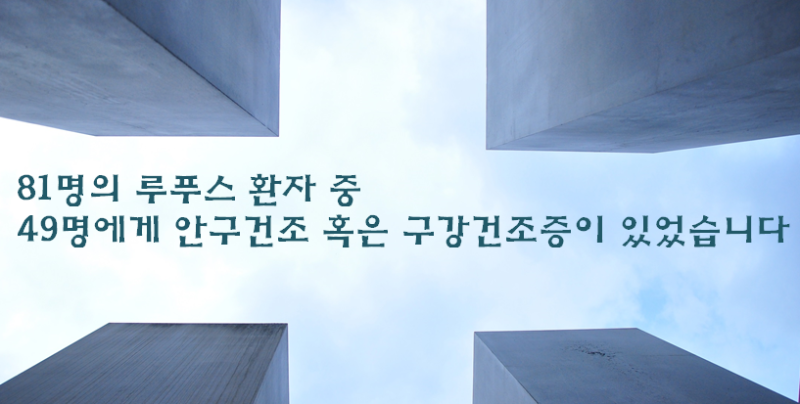 건조증과 삶의 질