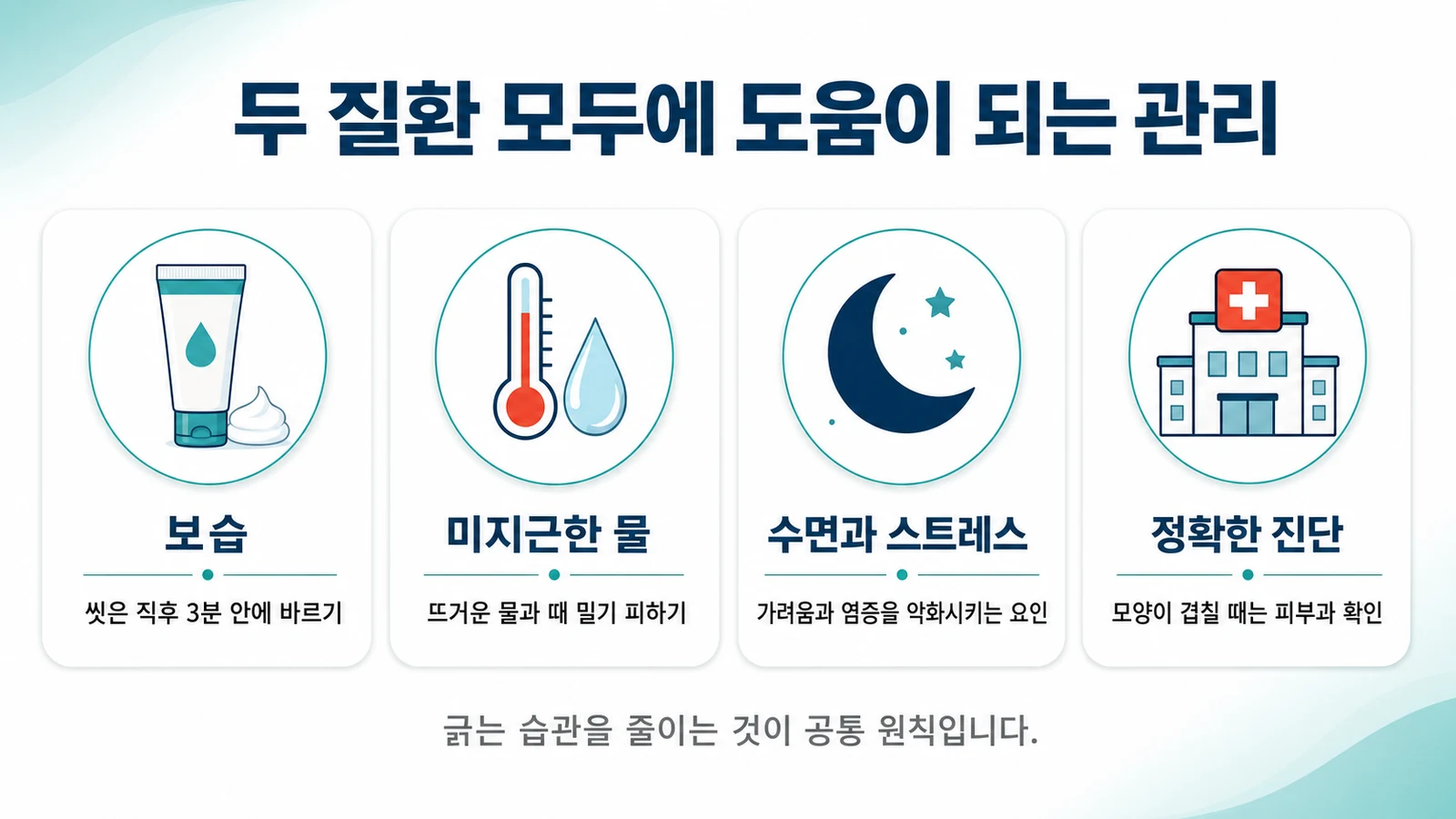 공통으로 도움이 되는 생활 관리