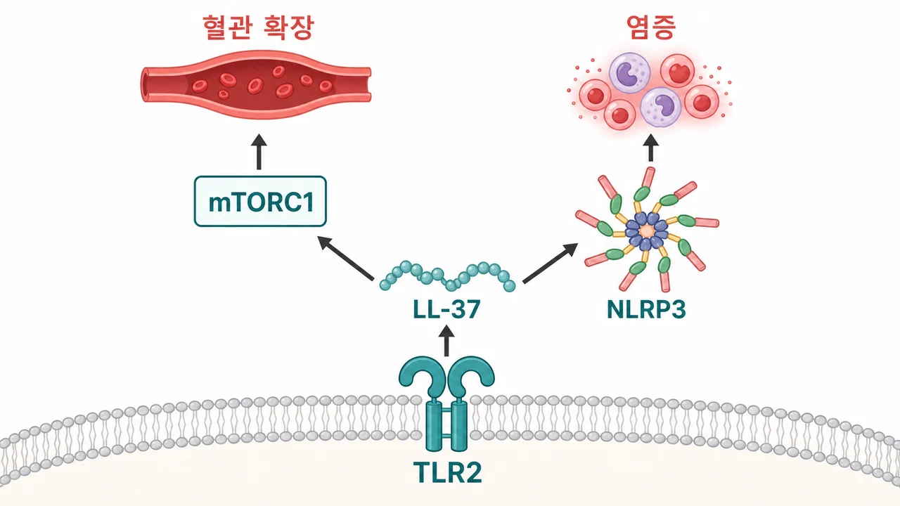 주사 피부염의 자연면역 경로