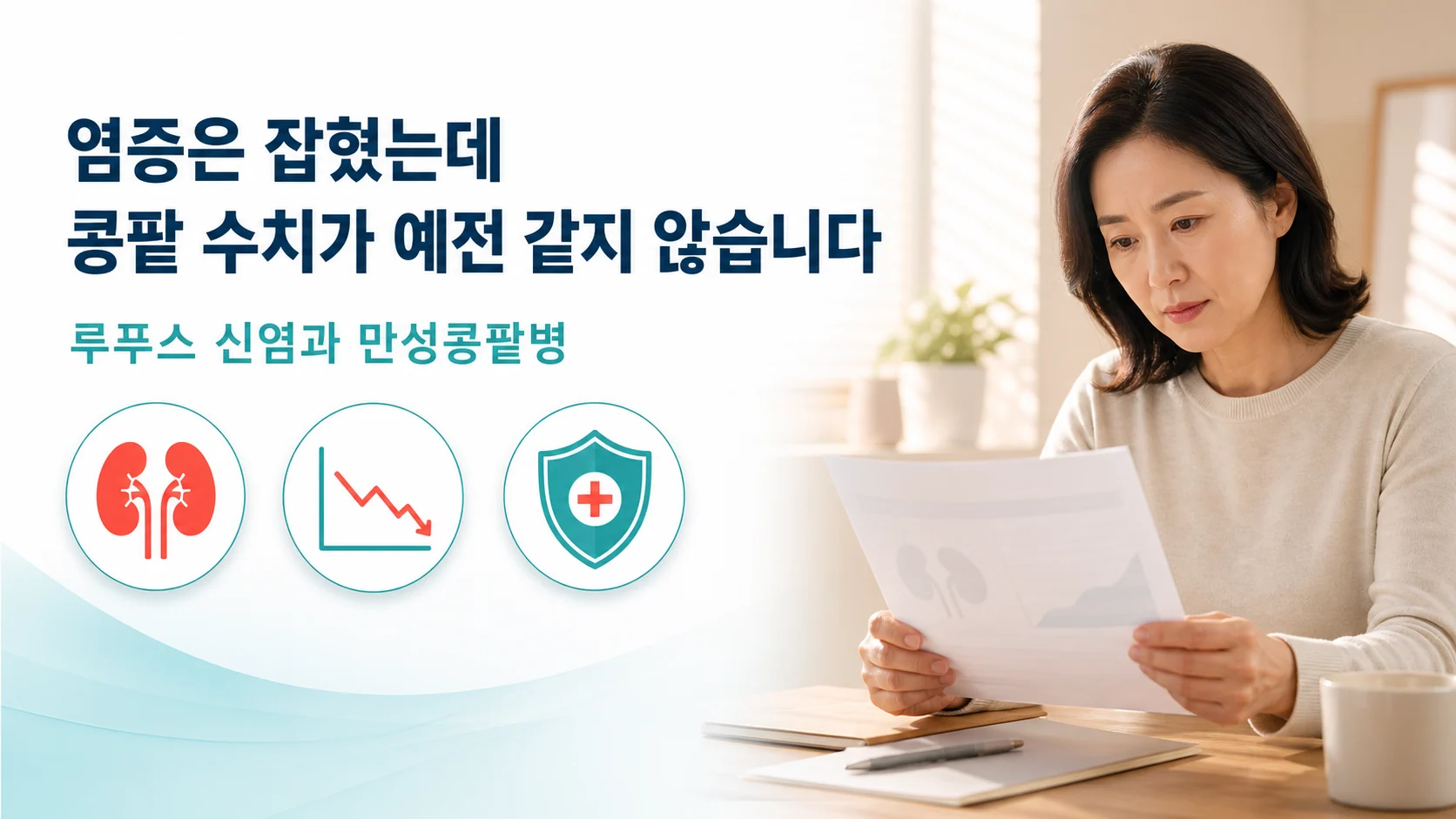 루푸스 신염과 만성콩팥병 — 염증이 지나간 뒤에 남는 것