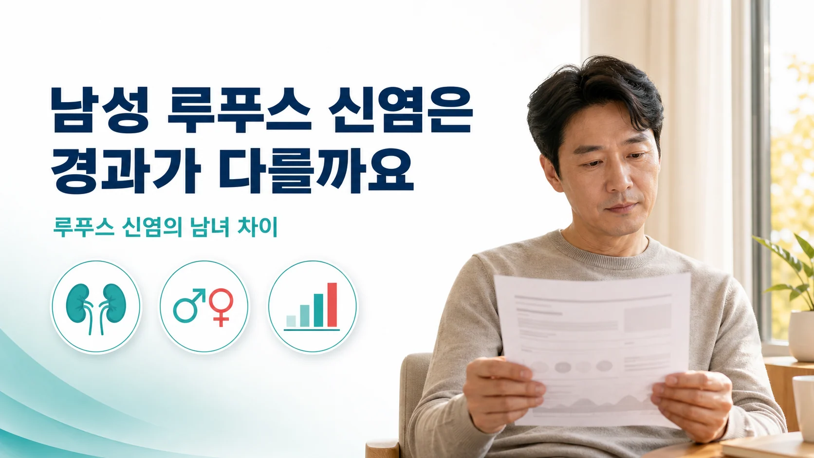 루푸스 신염, 남성과 여성의 차이