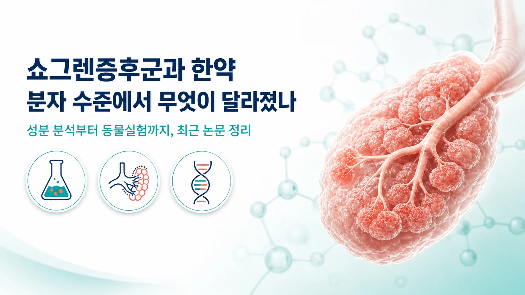 쇼그렌증후군에 쓰는 한약의 분자생물학적 개선 효과