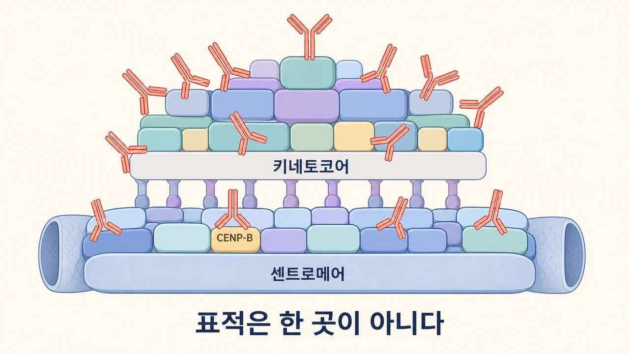항센트로메어 항체가 겨냥하는 표적 단백질