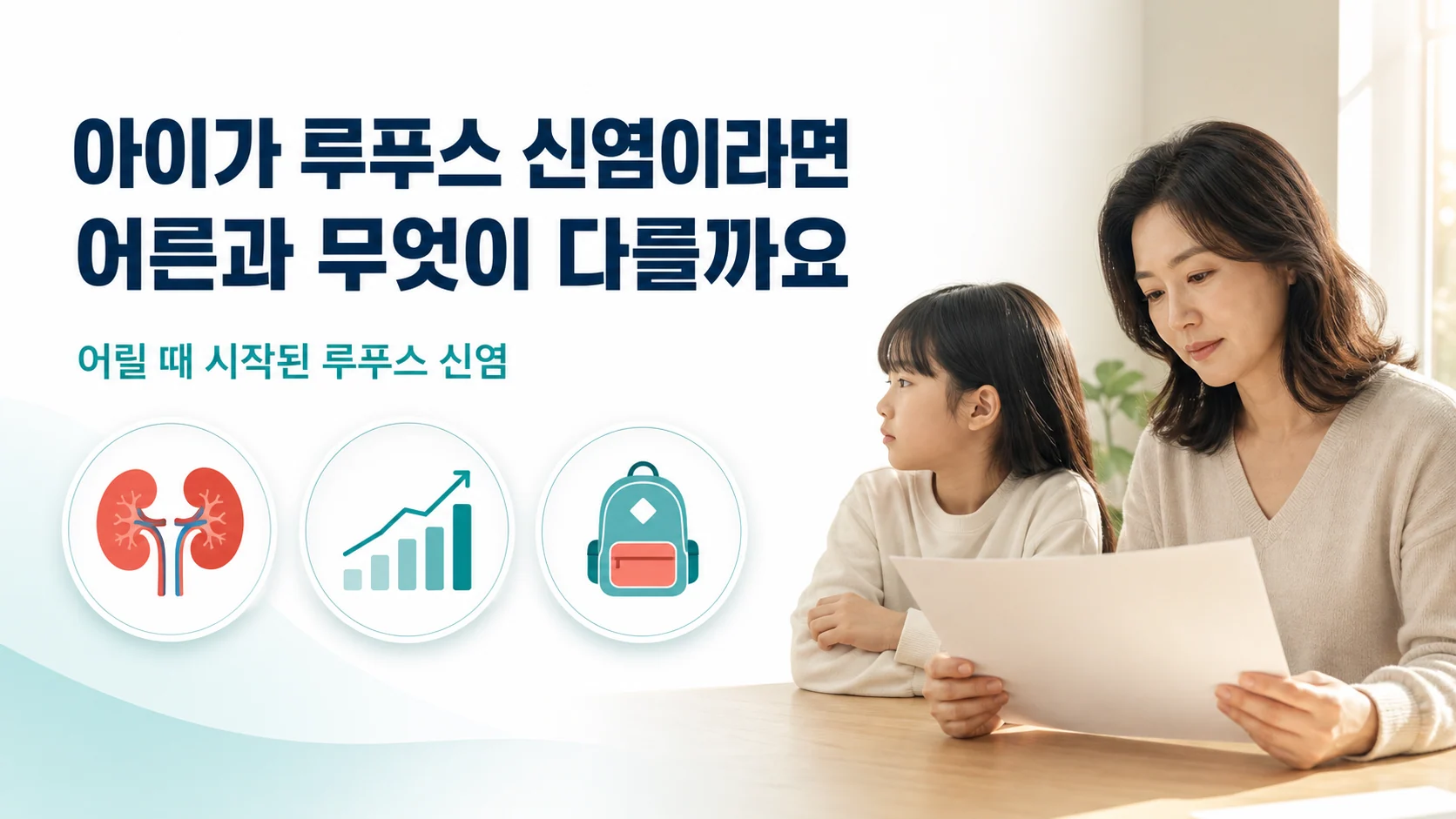 어릴 때 시작된 루푸스 신염
