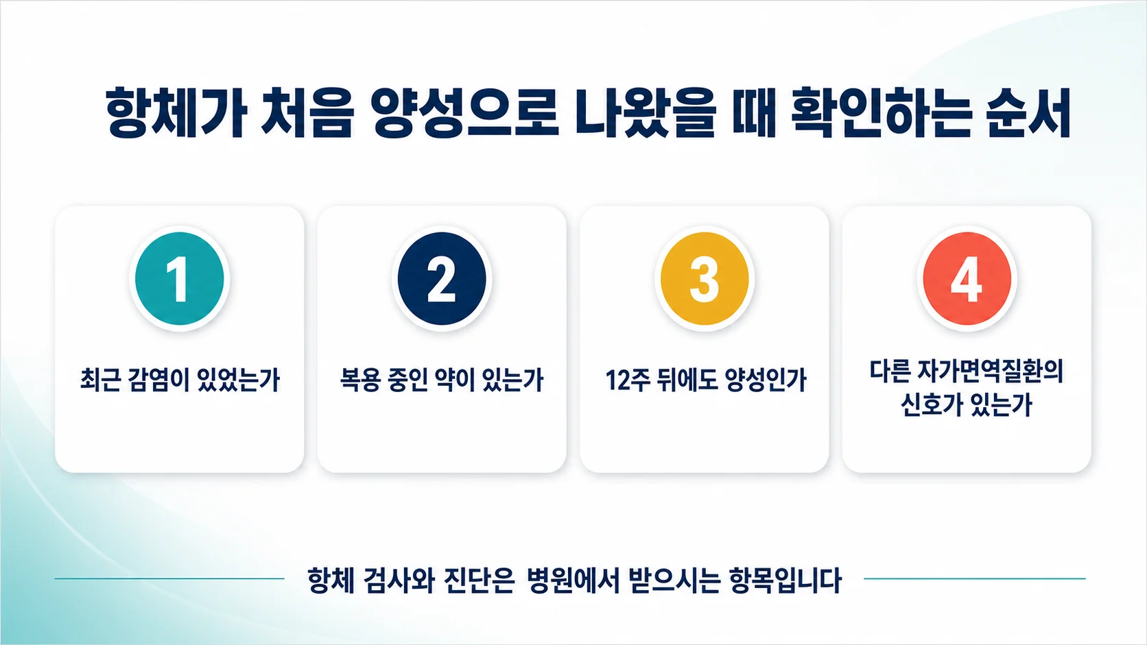 결과지를 볼 때 함께 보는 것
