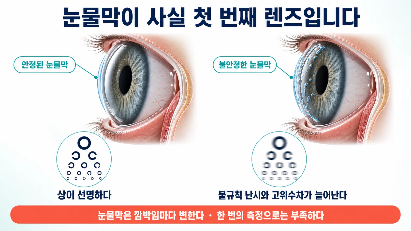눈물막이 흔들리면 상이 함께 흔들린다
