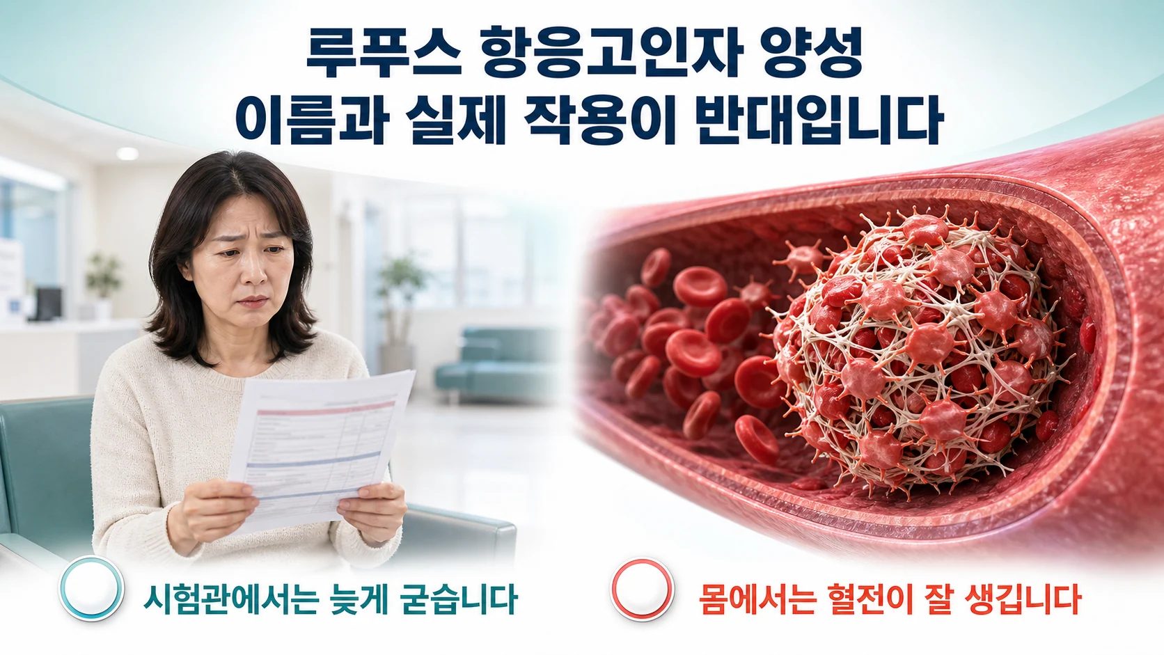 루푸스, 항응고인자 양성이라는 말을 처음 들었을 때