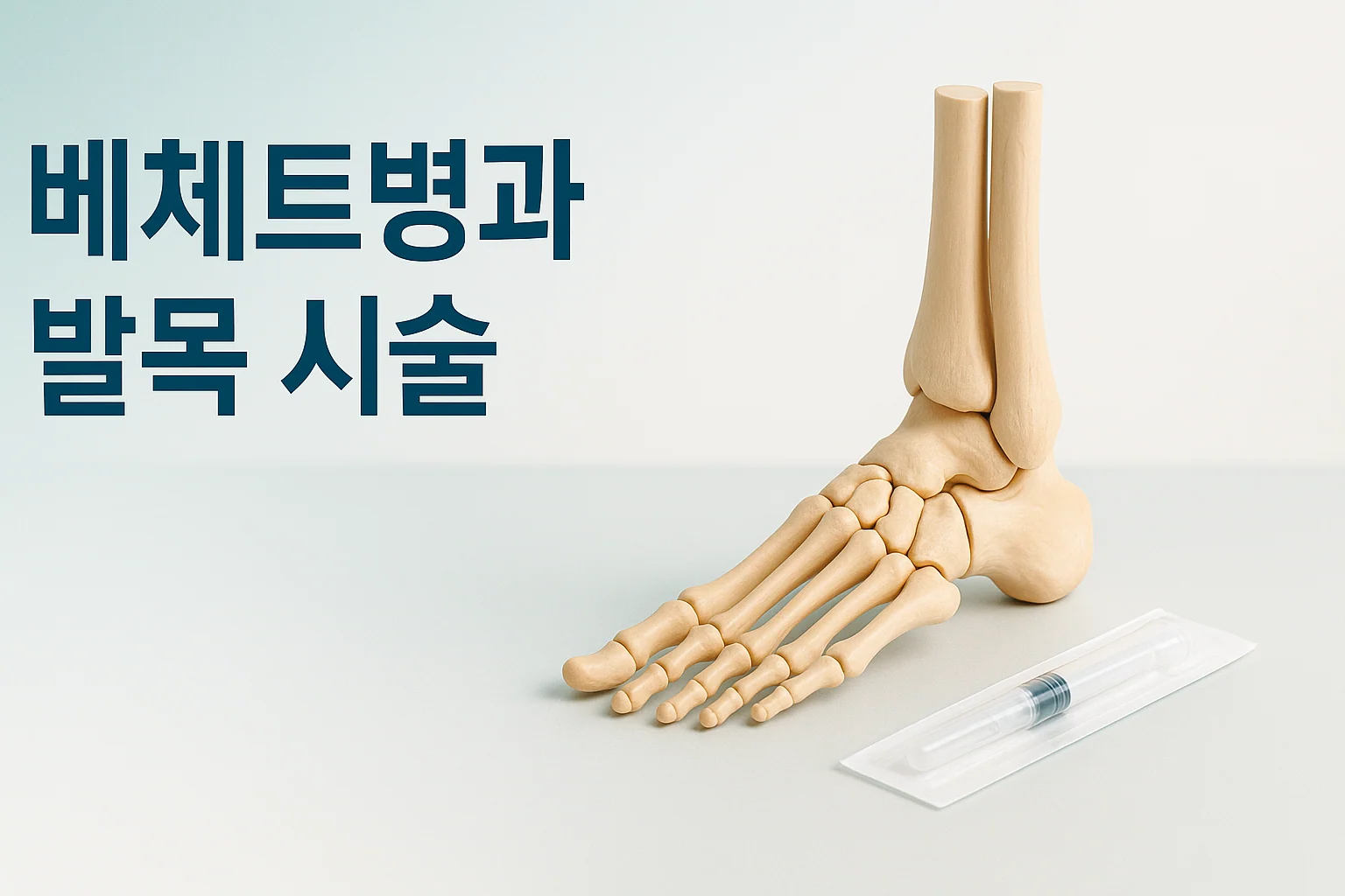 베체트병이 있을 때 발목 줄기세포 시술, 무엇을 확인해야 할까