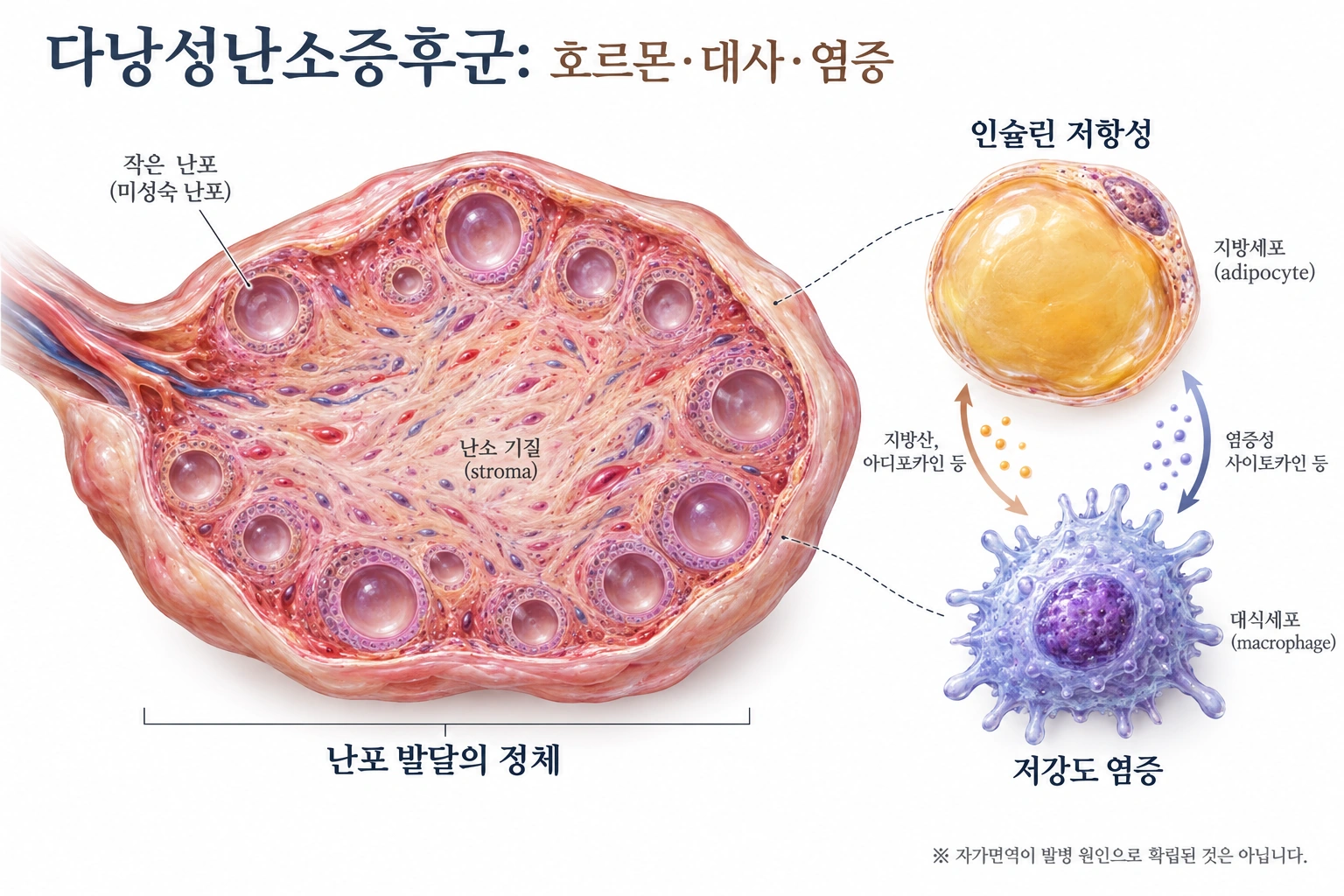 다낭성난소증후군, 생리불순에 자가항체까지 발견됐을 때