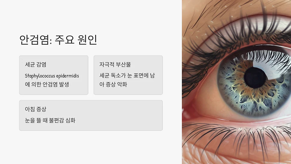 아침에 눈뜨기 어려운 안구건조증, 쇼그렌증후군이라면 꼭 #2