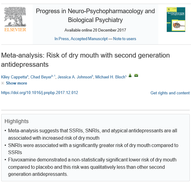구강건조증 갈증의 원인 - 신경과 약물 부작용