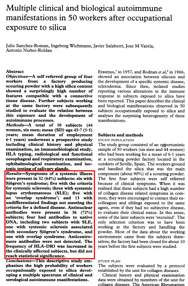 쇼그렌증후군과 실리콘 (silicone)