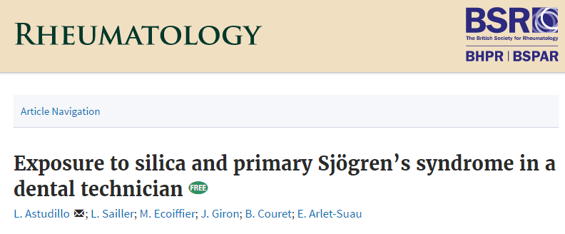 쇼그렌증후군 - 실리콘 노출 이후 발생할 수 있습니다.