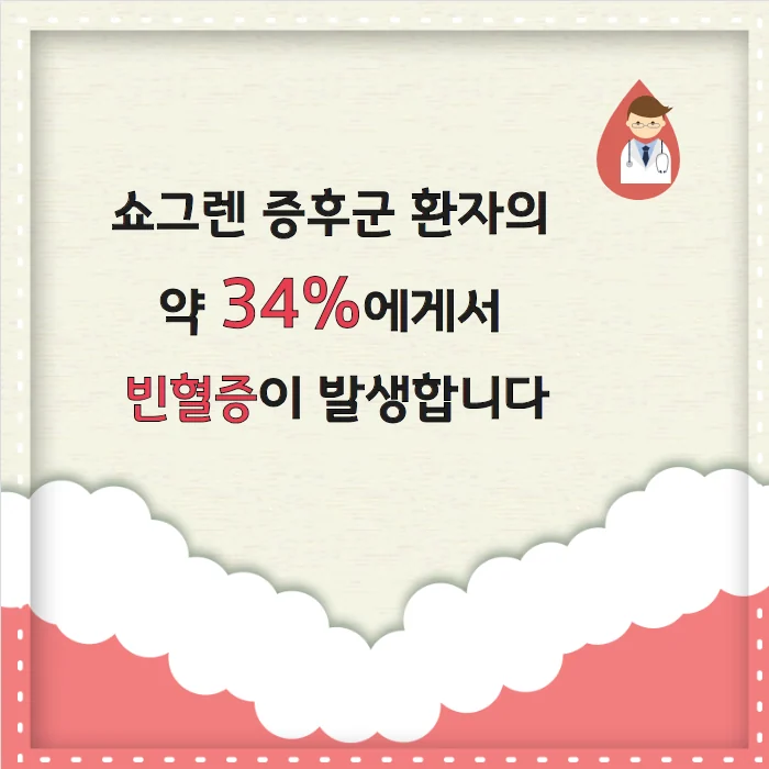 쇼그렌증후군에 발생하는 빈혈증 #3