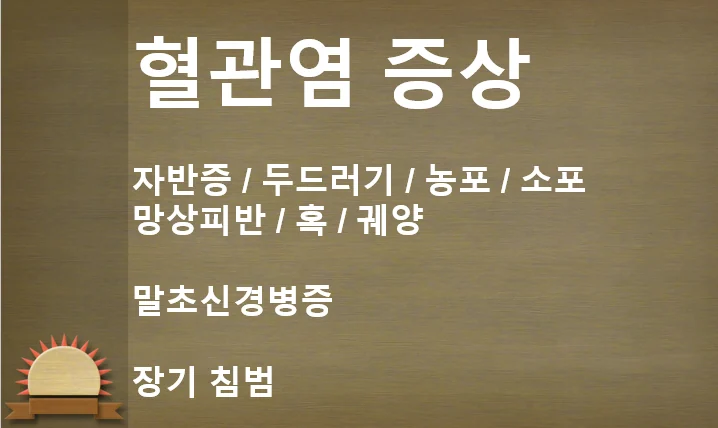쇼그렌증후군 증상 중 혈관염vasculitis #3