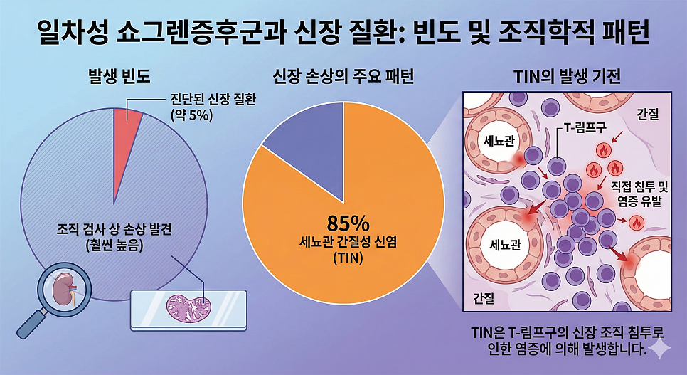 쇼그렌증후군 신장병 논문 데이터 분석