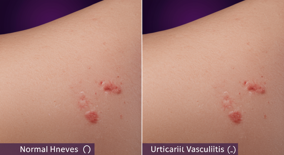 두드러기성 혈관염 치료 접근