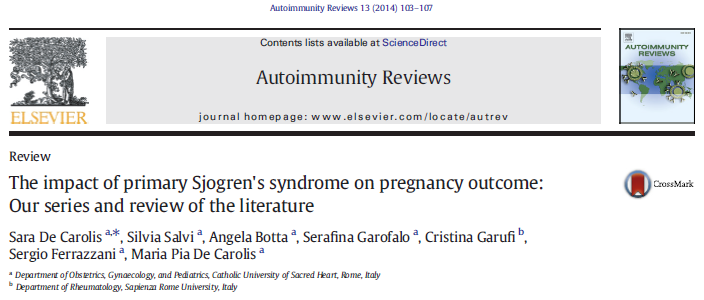 쇼그렌 증후군 환자의 임신과 출산, 이레 한의원