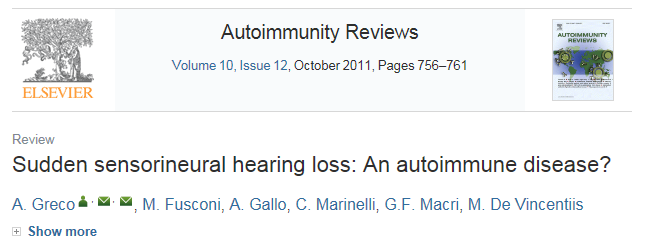 쇼그렌증후군 돌발성난청의 원인일 수 있습니다