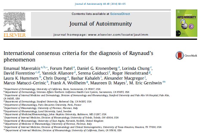 쇼그렌증후군 증상 : 레이노 증후군(Raynaud's phenomenon)의 개요와 치료 효과