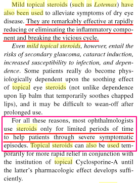 쇼그렌증후군 환자의 안구건조증에 대한 스테로이드 사용, 인천 이레 한의원