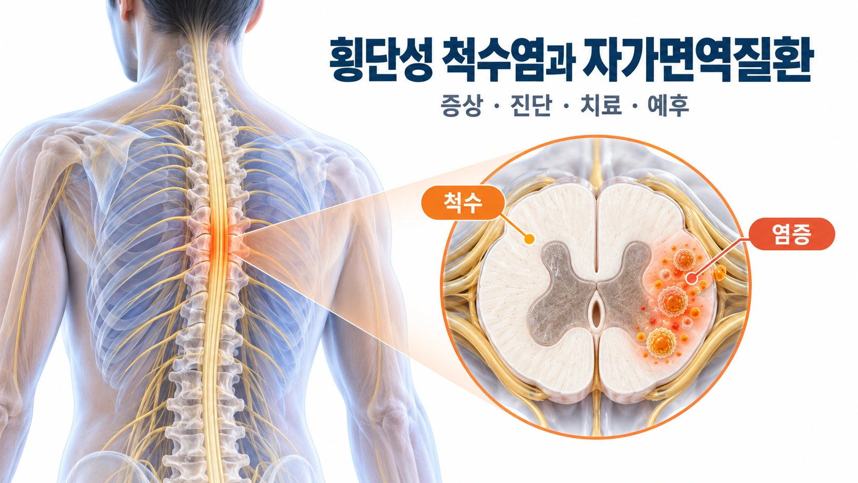 횡단성 척수염, 자가면역질환과 관련이 있을까요?